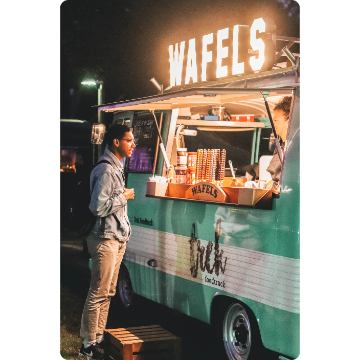 Ordena Menu en los camiones de Food Truck